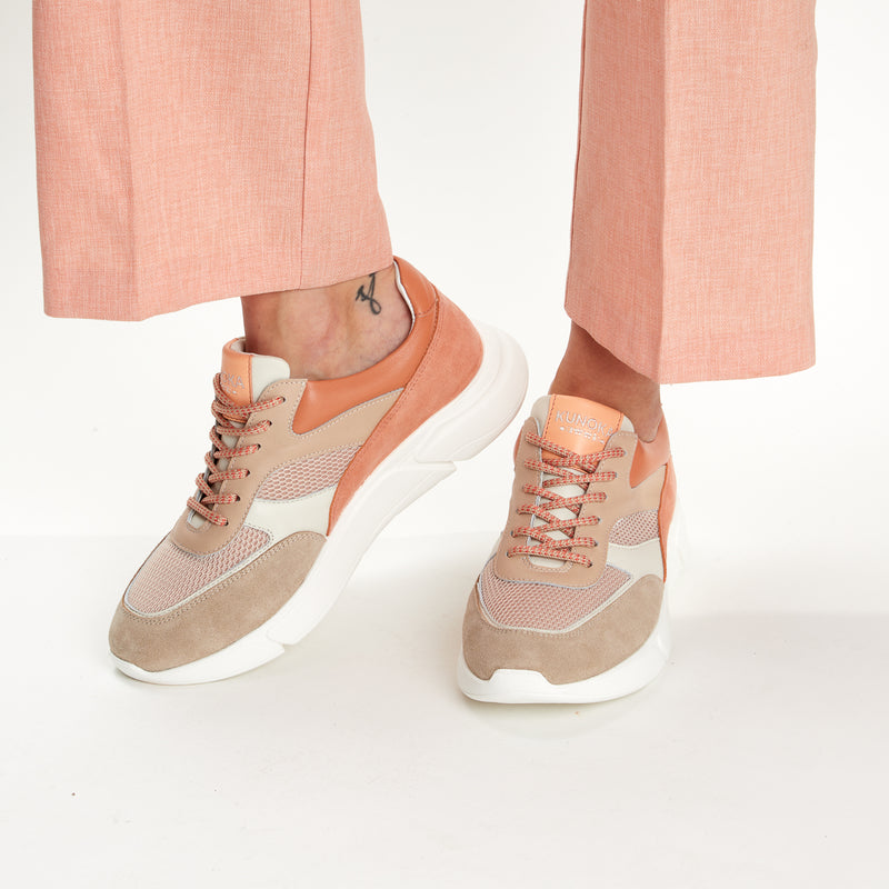 Kunoka ARI platform sneaker - Peach Platform Sneaker peach