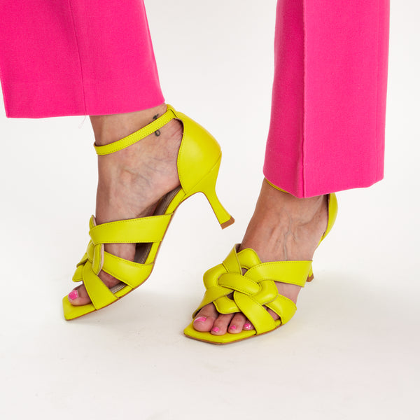 Kunoka CLAIRE high heel sandal - Lemonpeel High Heel Sandal yellow