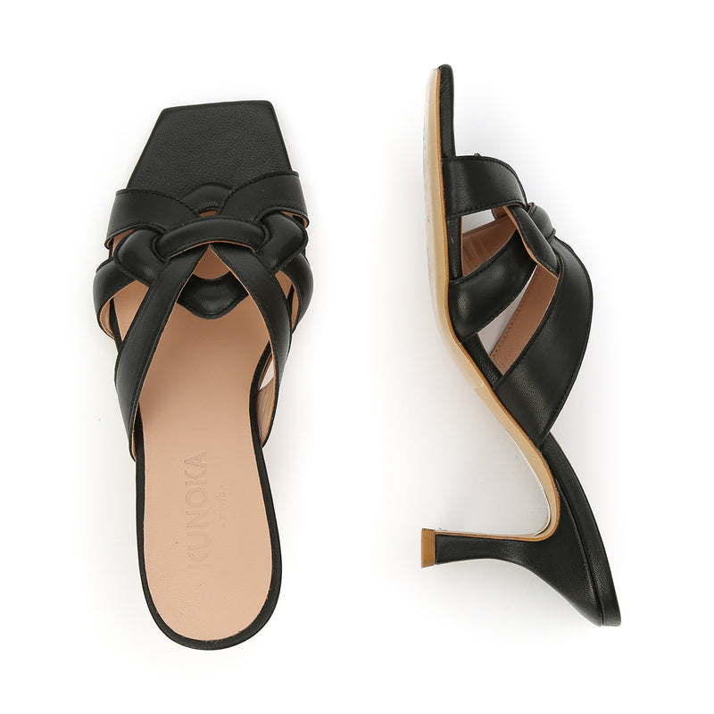 Kunoka CYNTHIA high heel sandal - black High Heel Sandal black