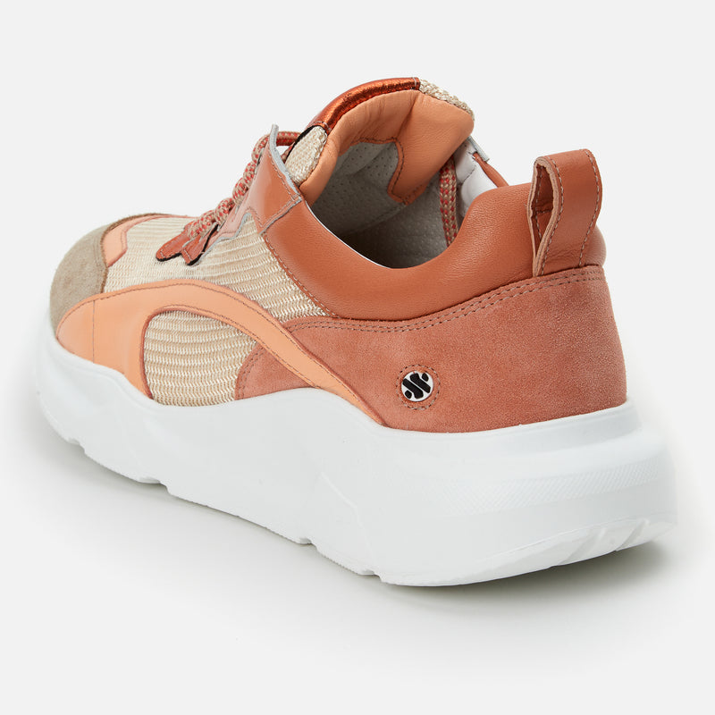 Kunoka IZZI platform sneaker - Peach Platform Sneaker peach