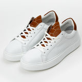Kunoka LENA low sneaker - Chestnut Low Sneaker white