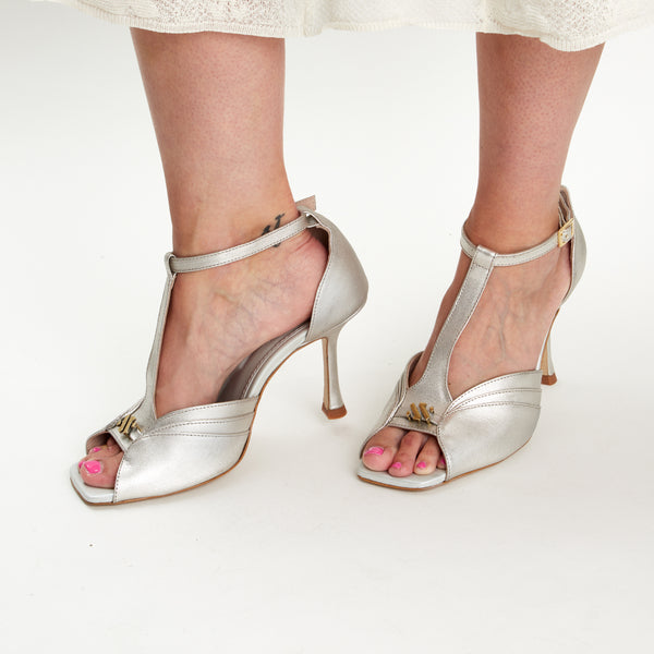 Kunoka MURIEL high heel sandal - Silver High Heel Sandal silver