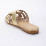 Kunoka SYLVIE flat sandal - Starling Flat Sandal gold