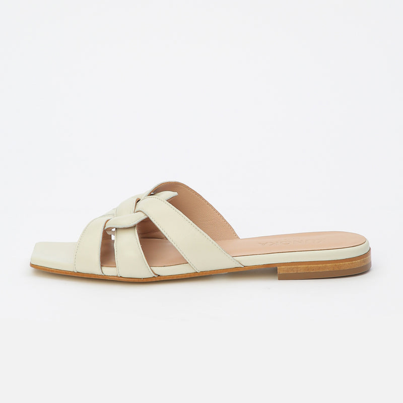 Kunoka SYLVIE flat sandal - off white Flat Sandal white