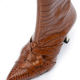 Kunoka ALICE ankle boot - croco cognac Ankle Boot brown