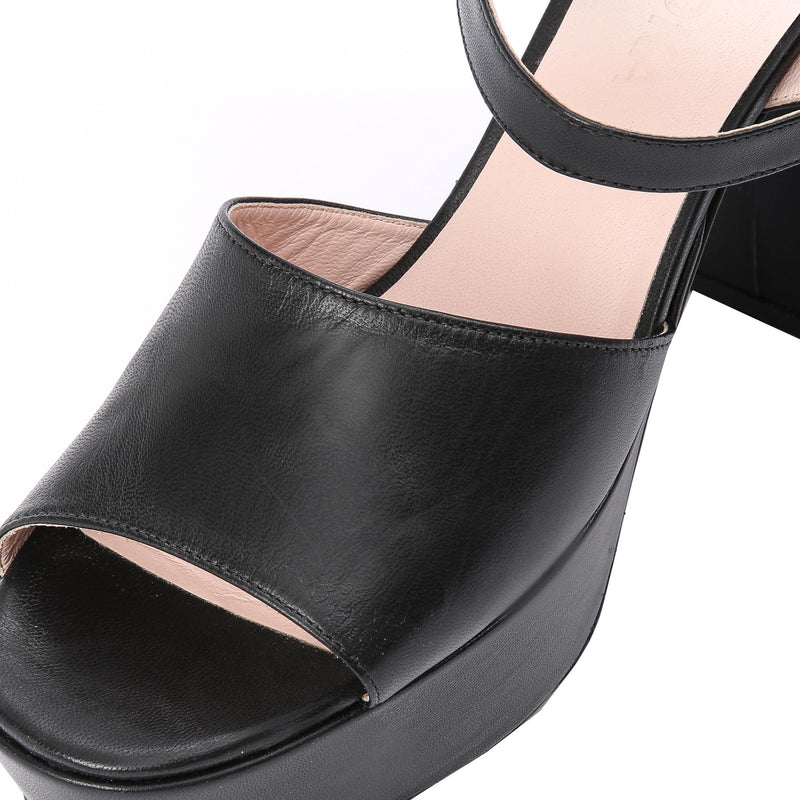 Kunoka ANITA platform sandal - black Platform Sandal black