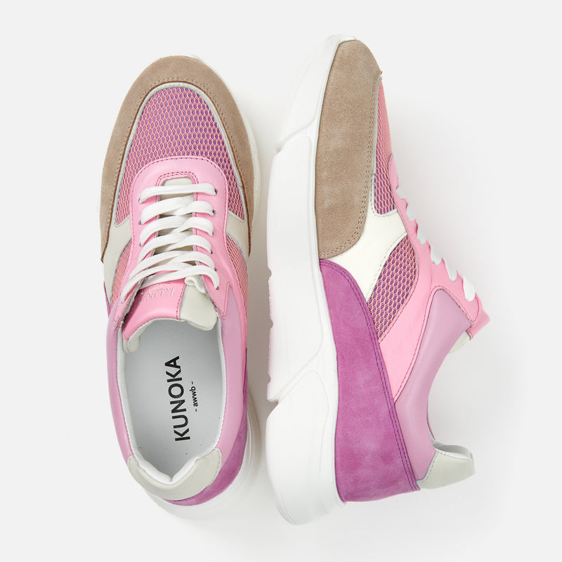 Kunoka ARI platform sneaker - Bubblegum Platform Sneaker pink