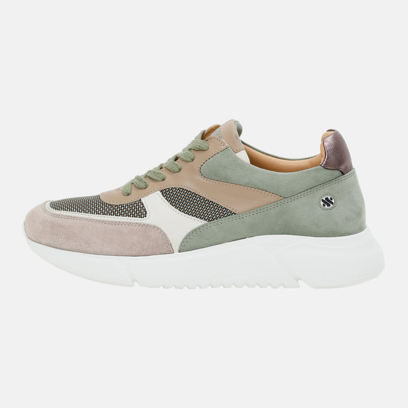 Kunoka ARI platform sneaker - Cottonwood Platform Sneaker green