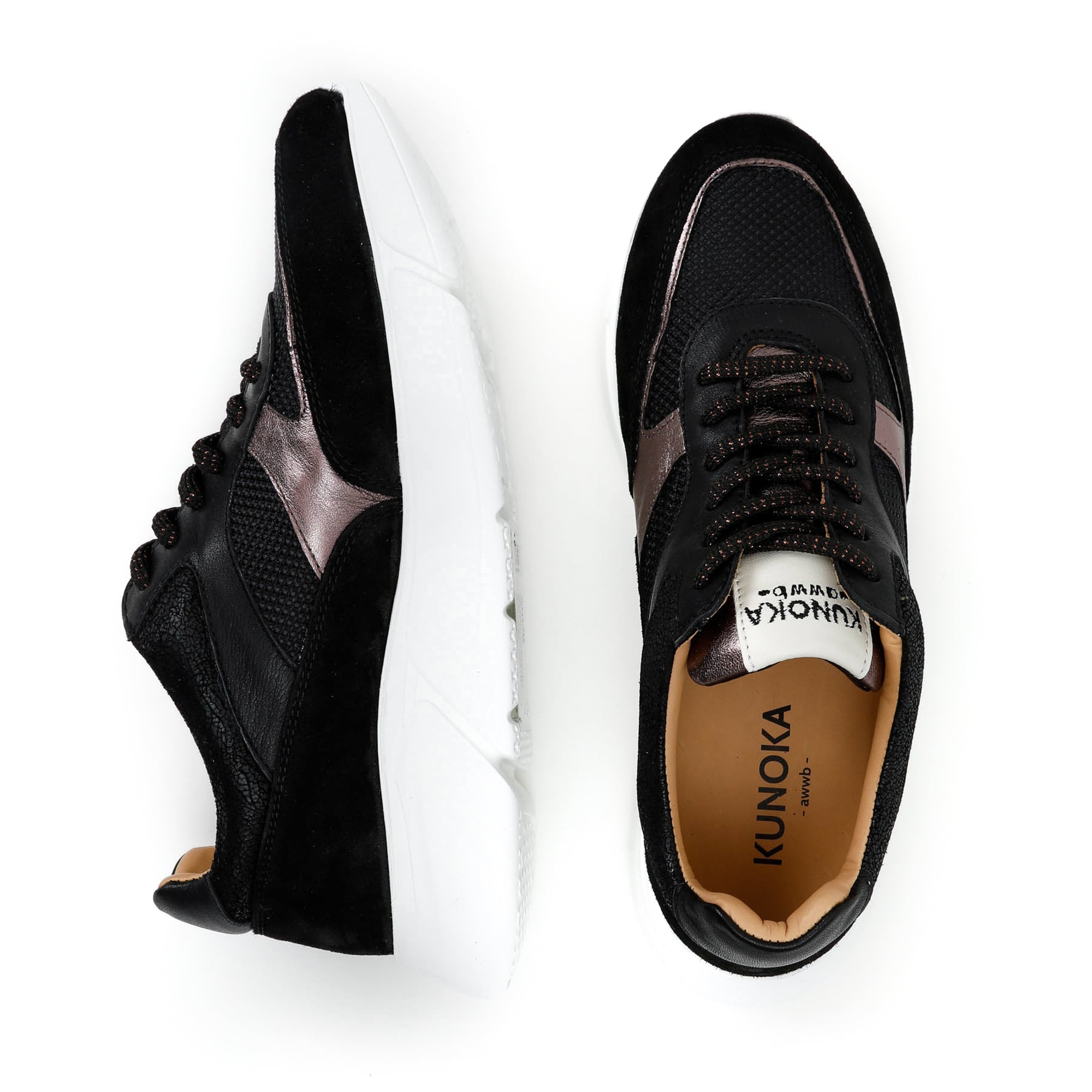 Kunoka ARI platform sneaker - Honeycreeper Platform Sneaker black