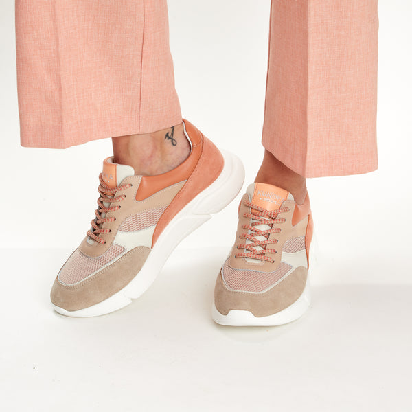 Kunoka ARI platform sneaker - Peach Platform Sneaker peach