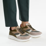 Kunoka ARI platform sneaker - Raccoon Platform Sneaker grey