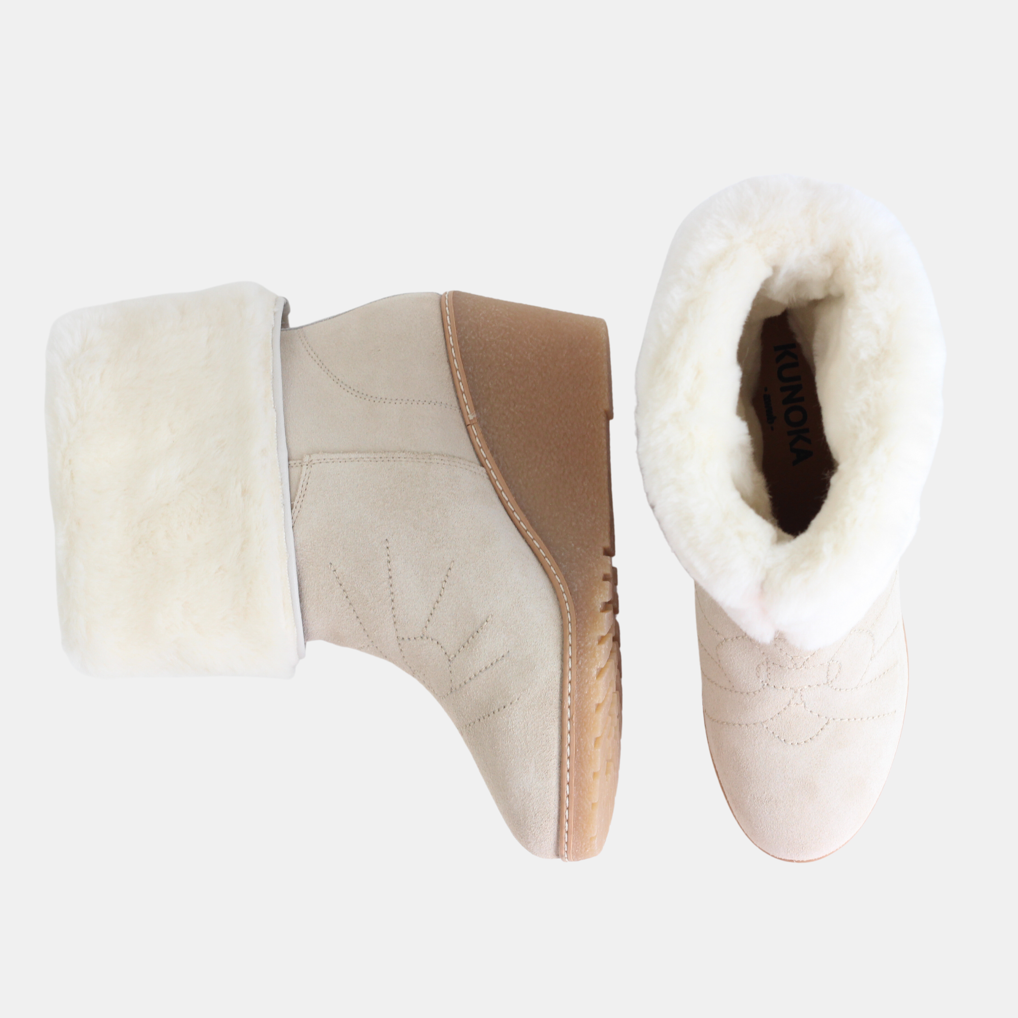 Kunoka CAROLE ankle boot - Snow Ankle Boot white