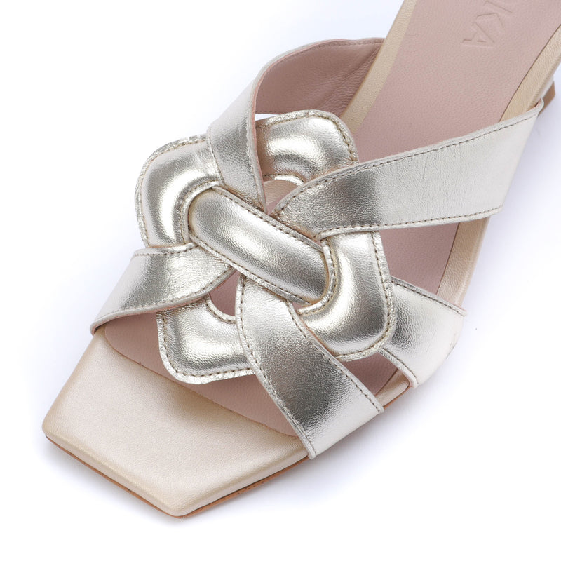 Kunoka CLAIRE high heel sandal - gold High Heel Sandal gold
