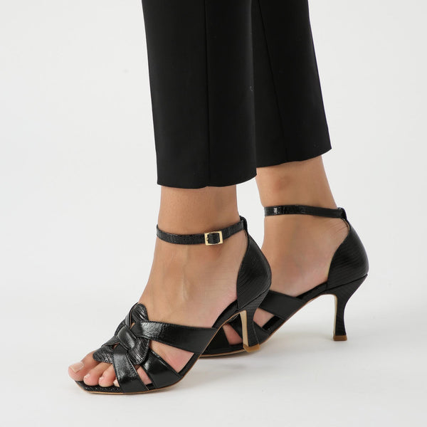 Kunoka CLAIRE high heel sandal - onyx High Heel Sandal black