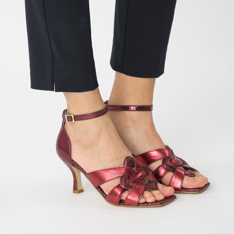 Kunoka CLAIRE high heel sandal - sapphire High Heel Sandal red