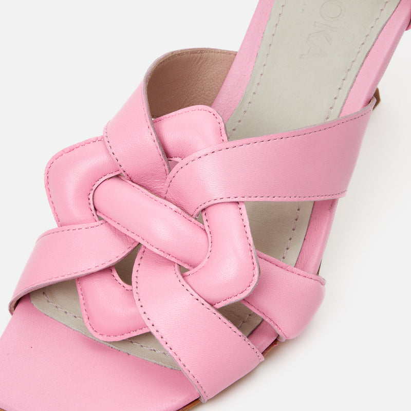 Kunoka CLAIRE high heel sandal - Bubblegum High Heel Sandal pink