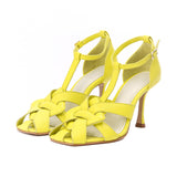 Kunoka CLAUDIA high heel sandal - yellow High Heel Sandal yellow