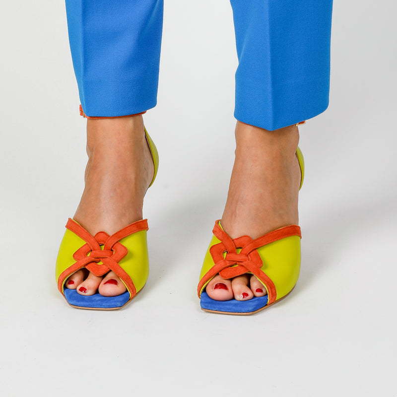 Kunoka COLETTE high heel sandal - Parrot High Heel Sandal multicolor