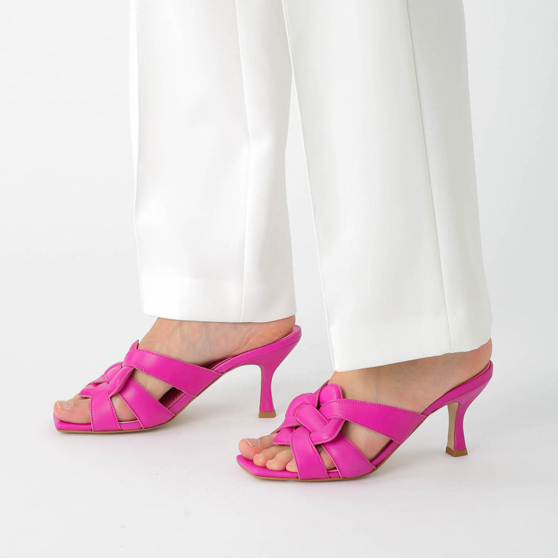 Kunoka CYNTHIA high heel sandal - Blueberry High Heel Sandal fuchsia