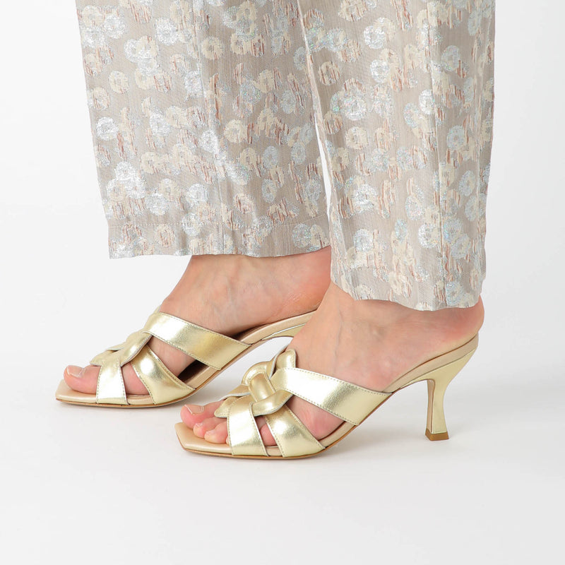 Kunoka CYNTHIA high heel sandal - Goldenshower High Heel Sandal gold