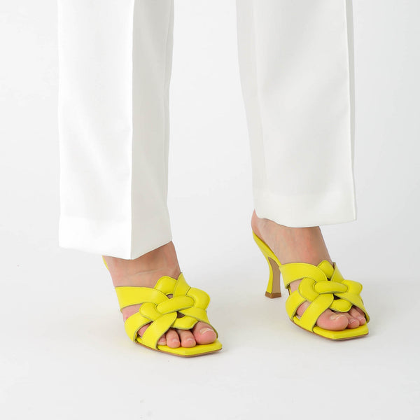 Kunoka CYNTHIA high heel sandal - Lemon High Heel Sandal yellow