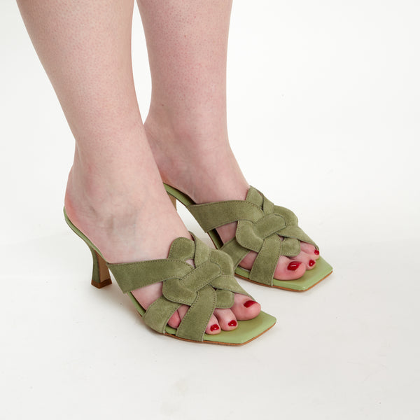 Kunoka CYNTHIA high heel sandal - Mint High Heel Sandal mint