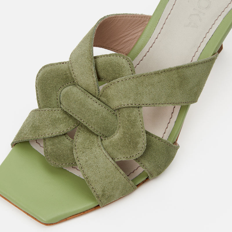 Kunoka CYNTHIA high heel sandal - Mint High Heel Sandal mint
