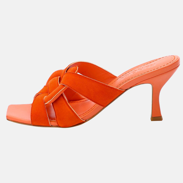 Kunoka CYNTHIA high heel sandal - Tangerine High Heel Sandal orange