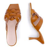 Kunoka CYNTHIA high heel sandal - cognac High Heel Sandal brown