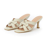 Kunoka CYNTHIA high heel sandal - off white High Heel Sandal white