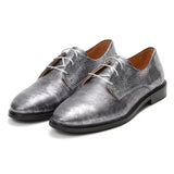 Kunoka DEBBY derby-Gunmetal Derby silver