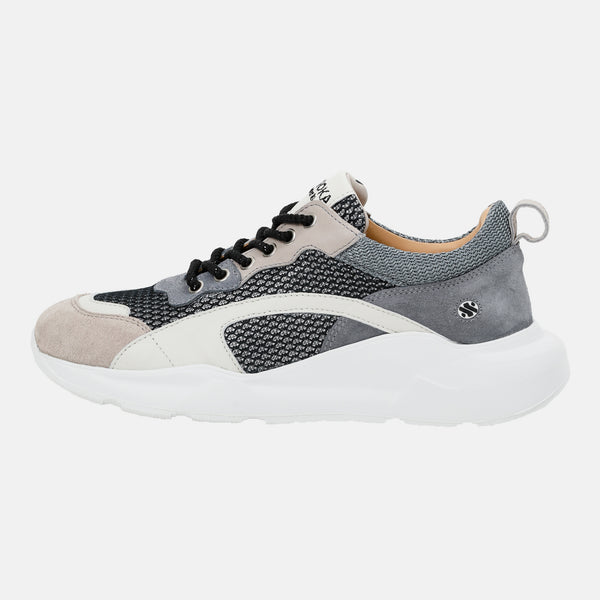 Kunoka IZZI platform sneaker - Coquette Platform Sneaker grey