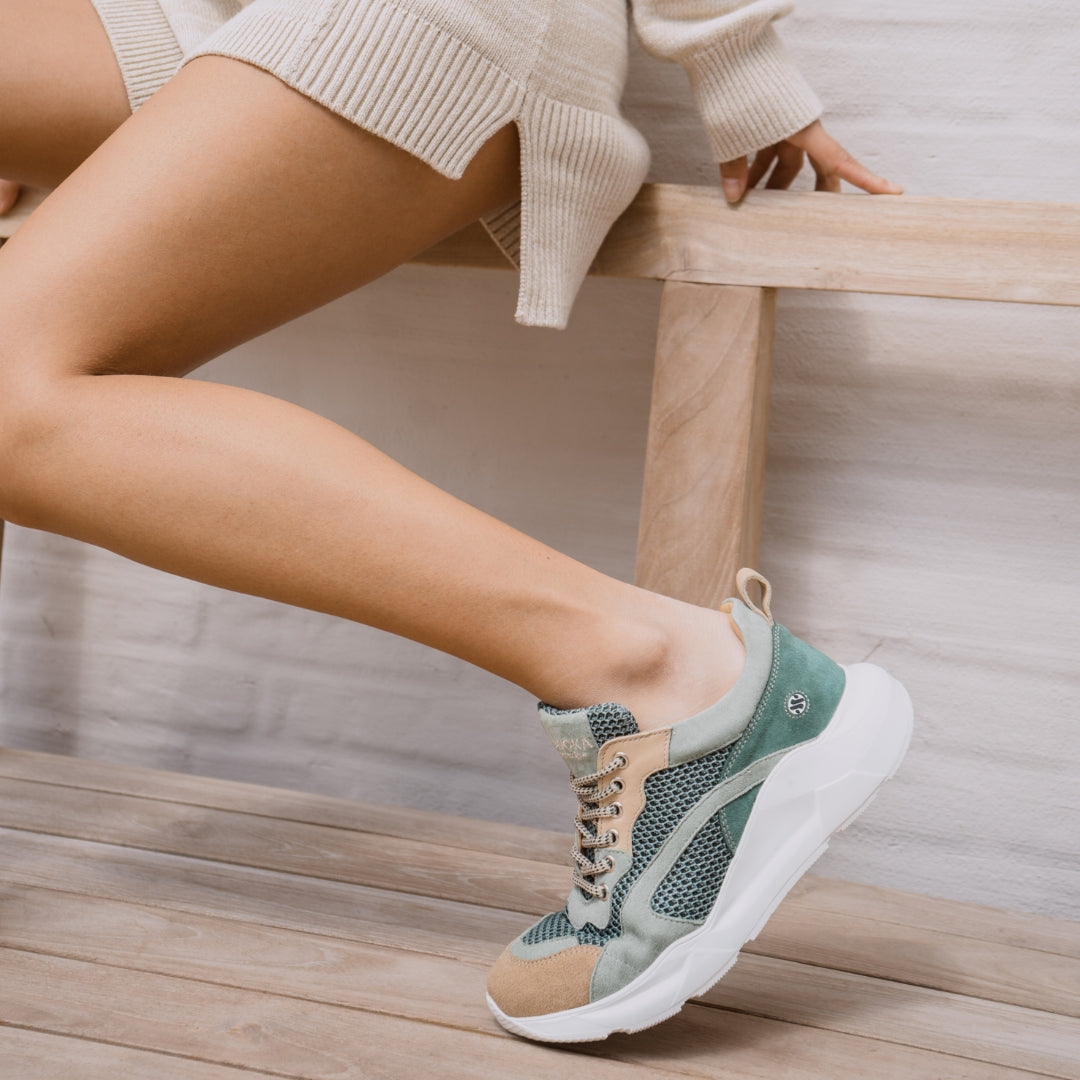 Kunoka IZZI platform sneaker - Flicker Platform Sneaker green