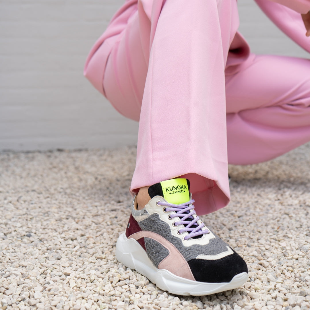 Kunoka IZZI platform sneaker - Grosbeak Platform Sneaker grey