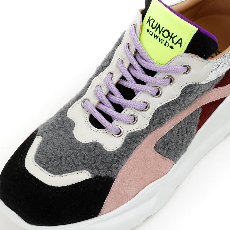 Kunoka IZZI platform sneaker - Grosbeak Platform Sneaker grey