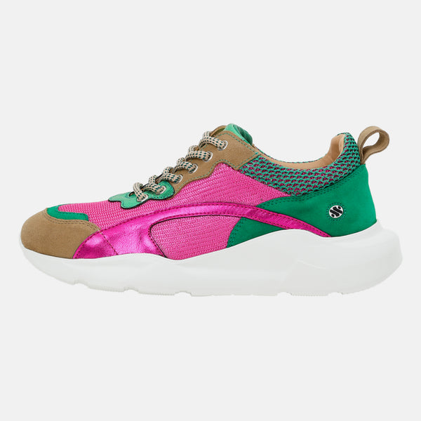 Kunoka IZZI platform sneaker - Lovebird Platform Sneaker green