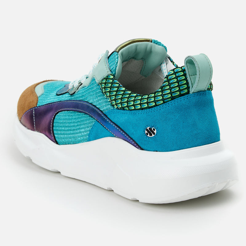 Kunoka IZZI platform sneaker - Mermaid Platform Sneaker blue