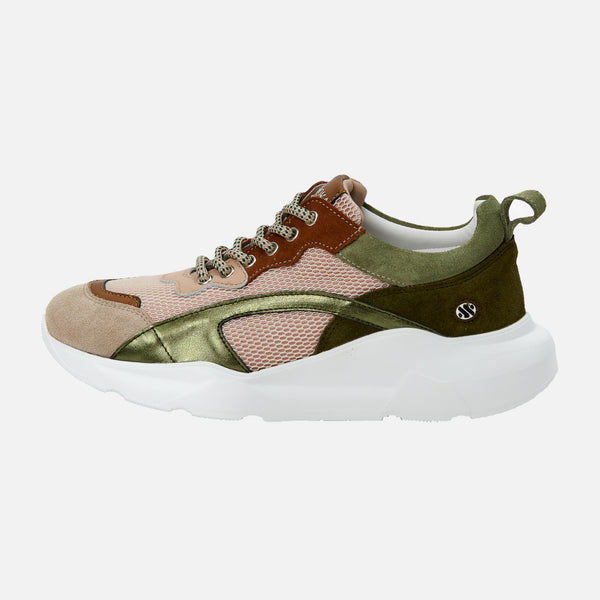 Kunoka IZZI platform sneaker - Snail Platform Sneaker green