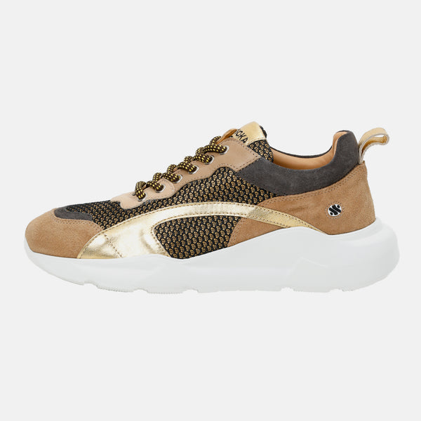 Kunoka IZZI platform sneaker - Thrush Platform Sneaker gold