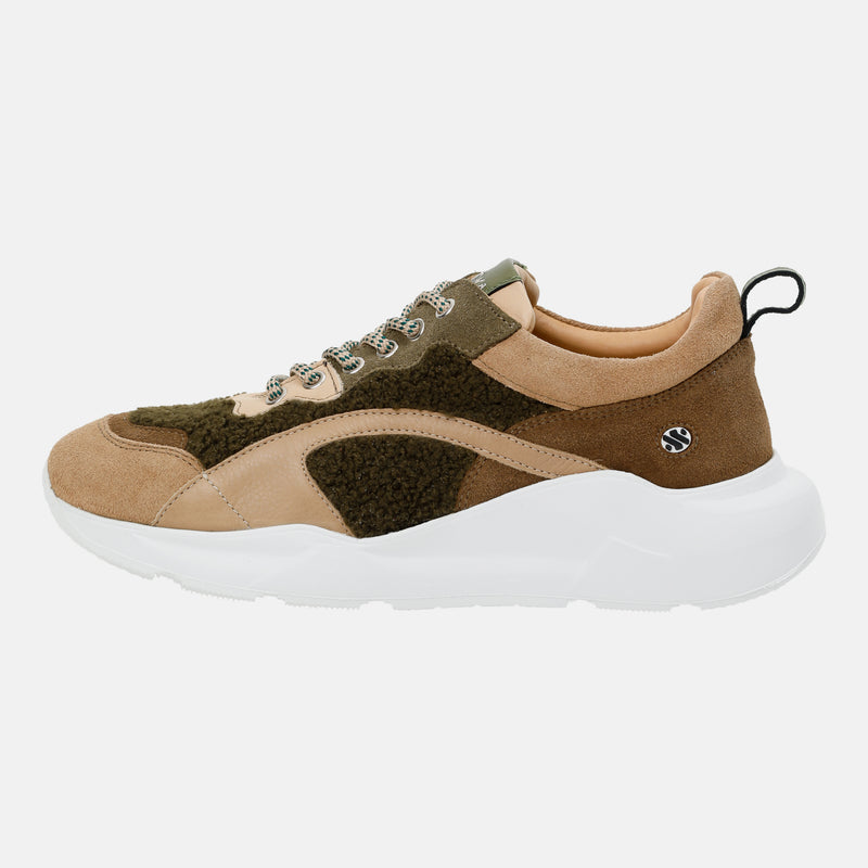 Kunoka IZZI platform sneaker - Wigeon Platform Sneaker khaki