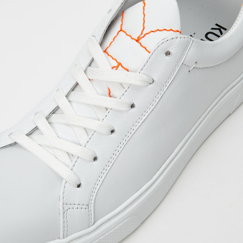Kunoka LENA low sneaker - Orange Low Sneaker white