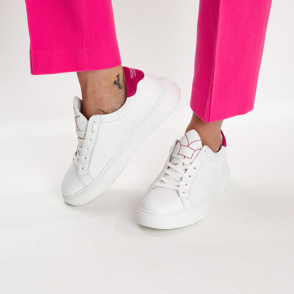 Kunoka LENA low sneaker - Orchid Low Sneaker white