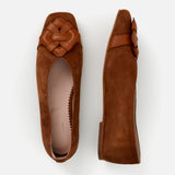 Kunoka LUCIE ballerina - Chestnut Ballerina brown