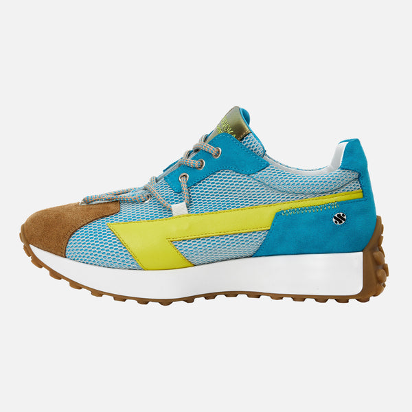 Kunoka LUNA platform sneaker - Aqua Platform Sneaker blue