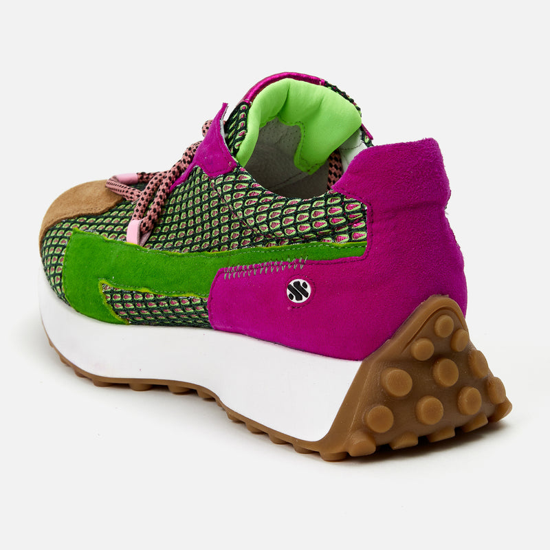 Kunoka LUNA platform sneaker - Orchid Platform Sneaker fuchsia
