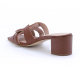 Kunoka MARTINE block heel sandal - cognac High Heel Sandal brown