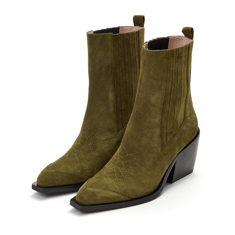 Kunoka MEGAN ankle boot-Forest Ankle Boot green