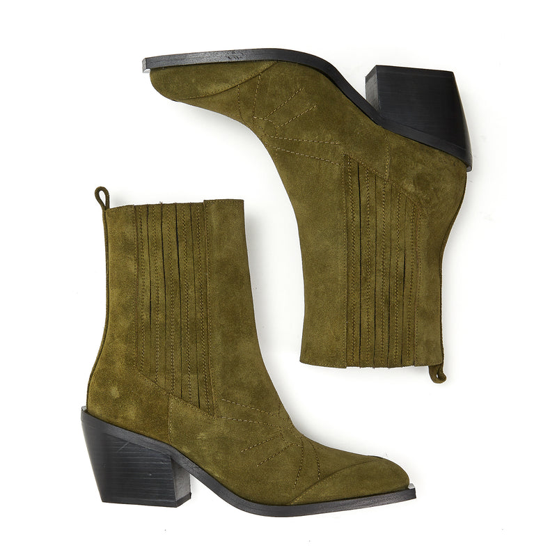 Kunoka MEGAN ankle boot-Forest Ankle Boot green