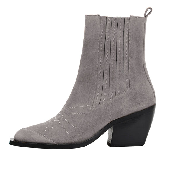 Kunoka MEGAN ankle boot-Grey Ankle Boot grey