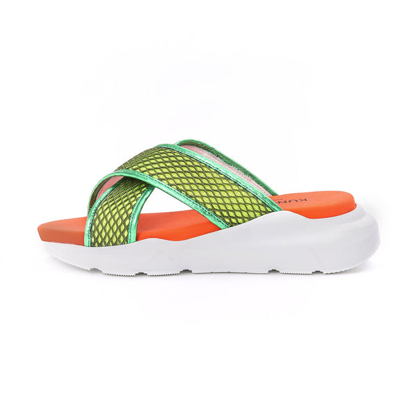 Kunoka SANDY flat sandal - green Flat Sandal green